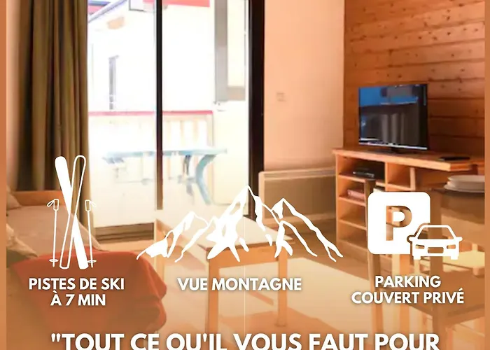 T3 Avec Vue Montagne Et Parking Privatif Apartment Font-Romeu-Odeillo-Via